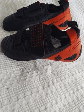 Black Diamond Men’s Black and Orange Climbing Shoes